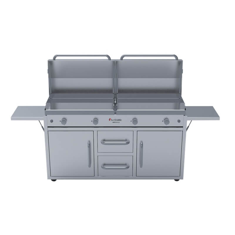 Le Griddle 60 Inch Grand Texas 4 Burner Freestanding Gas Griddle - CulinaryProfis