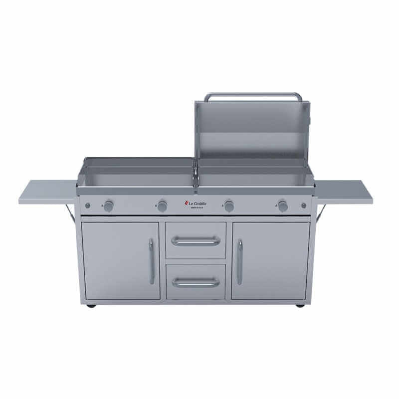 Le Griddle 60 Inch Grand Texas 4 Burner Freestanding Gas Griddle - CulinaryProfis