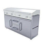 Le Griddle Grand Texan Griddle Freestanding Cart - GFCART160 - CulinaryProfis