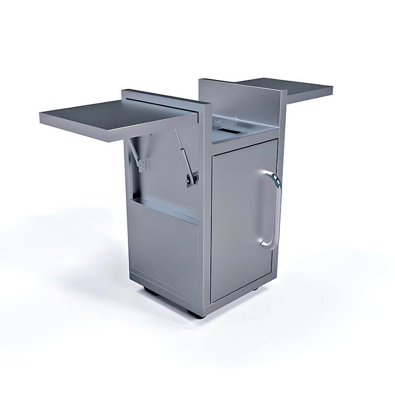 Le Griddle - Wee Gas Griddle Freestanding Cart - GFCART40 - CulinaryProfis