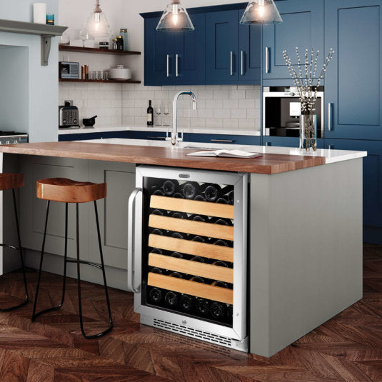 Whynter - 24 - inch Built-In Stainless Steel 54 Bottle Wine Refrigerator Coole | BWR-541STS