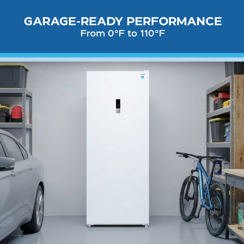 Avanti MaxxSpace Garage-Ready 23 cu. ft. Convertible Upright Freezer Avanti Products, LLC