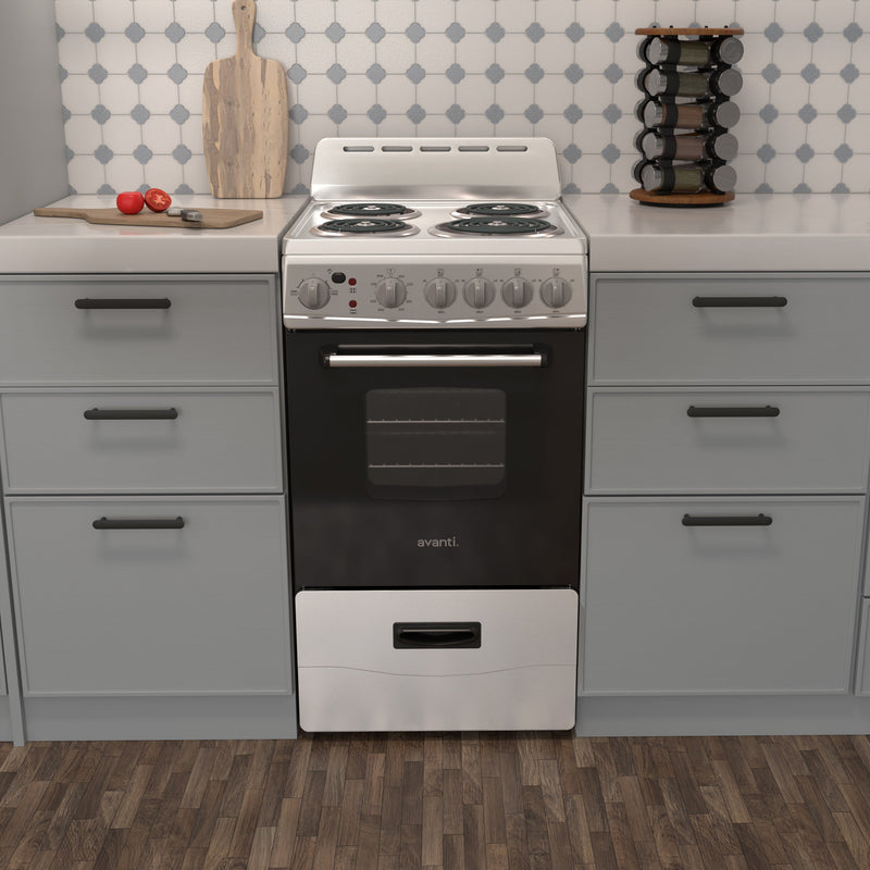 Avanti 20" Electric Range Oven with Framed Glass Door Avanti Products, LLC