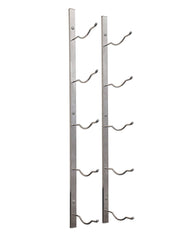 Vinotemp Epicureanist 5-Bottle Magnum Metal Wine Rack, 5 1/4"W x 8"D x 35 3/4"H Vinotemp