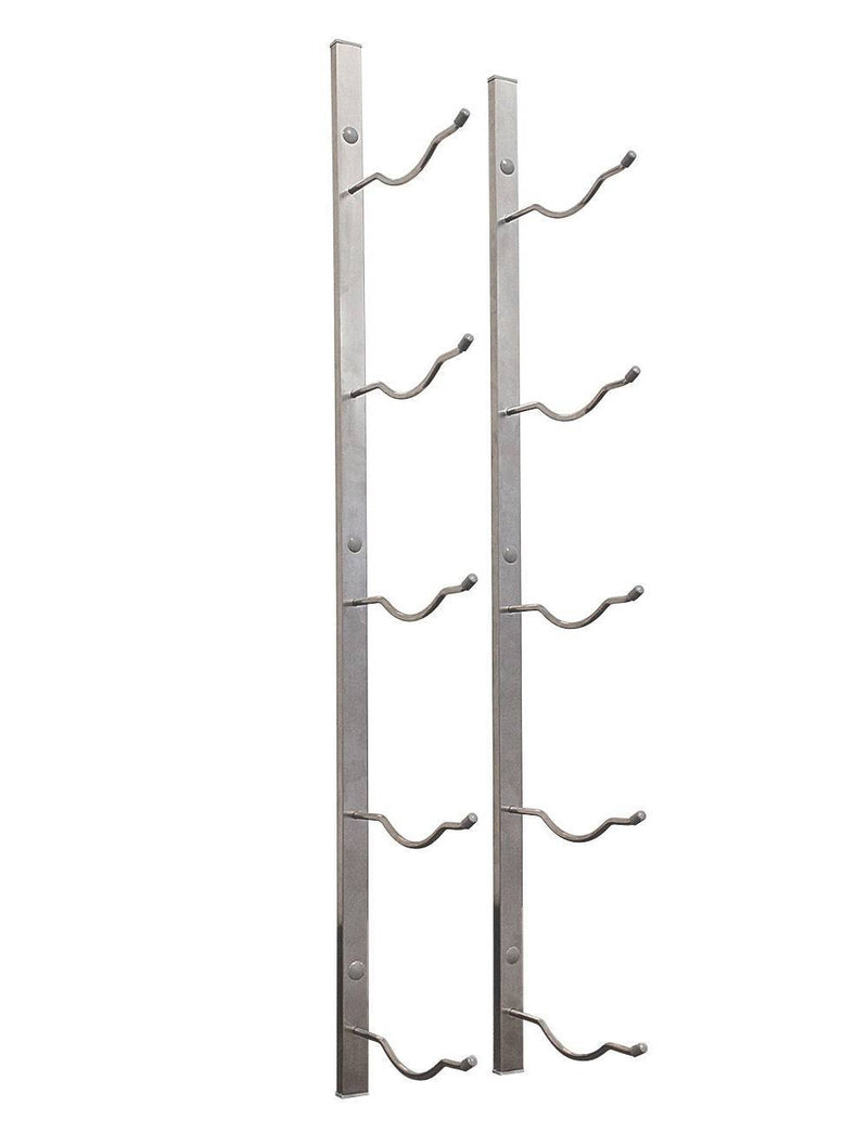Vinotemp Epicureanist 5-Bottle Magnum Metal Wine Rack, 5 1/4"W x 8"D x 35 3/4"H Vinotemp