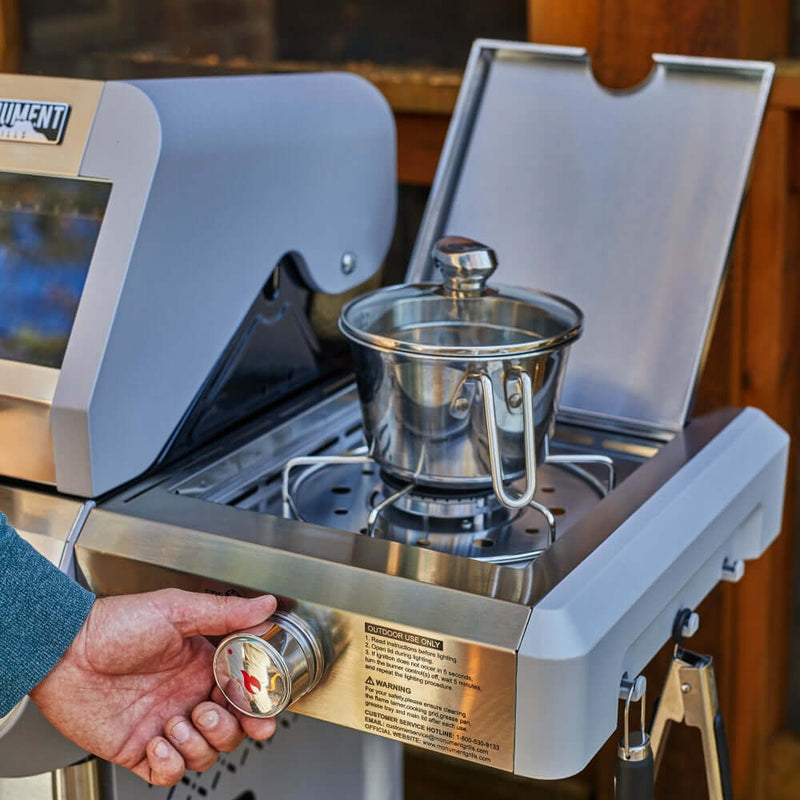 Mesa 415BZ | Stainless Propane Gas Grill Monument Grills