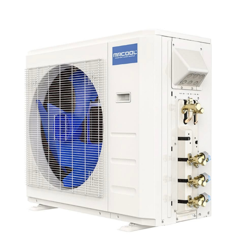 MRCOOL® DIY® 5th Gen 2-Zone 18,000 BTU Ductless Mini Split Air Conditioner & Heat Pump with (16ft+25ft) Pre-Charged Line Sets (9K+9K)- DIYM218HPW03D01 MRCOOL®