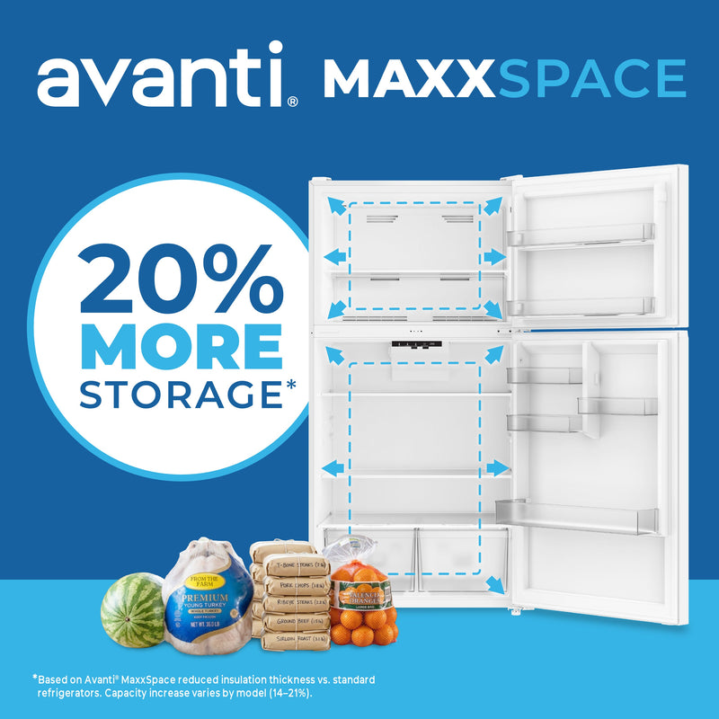 Avanti MaxxSpace Garage-Ready 24 cu. ft. Refrigerator Avanti Products, LLC