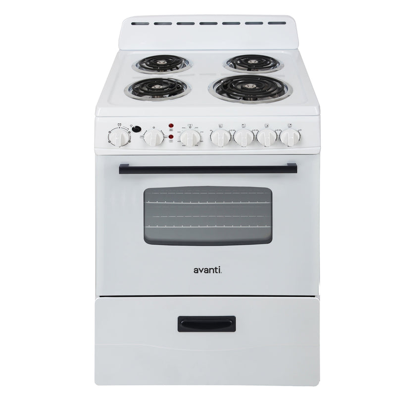 Avanti 24" Electric Range Oven with Framed Glass Door Avanti Products, LLC