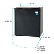 Avanti 1.7 cu. ft. Compact Refrigerator Avanti Products, LLC
