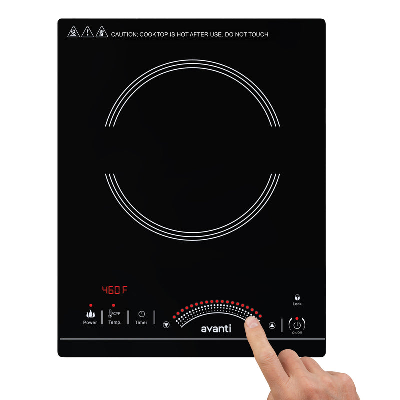 Avanti 1800W Portable Induction Cooktop Avanti Products, LLC