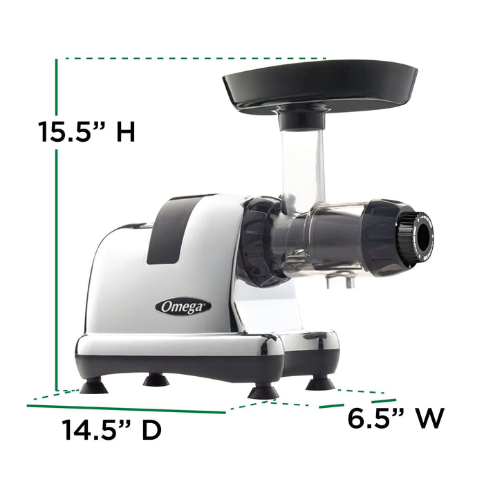 Omega J8006 80 RPM All - in - One Nutrition System Cold Press Juicer - CulinaryProfis