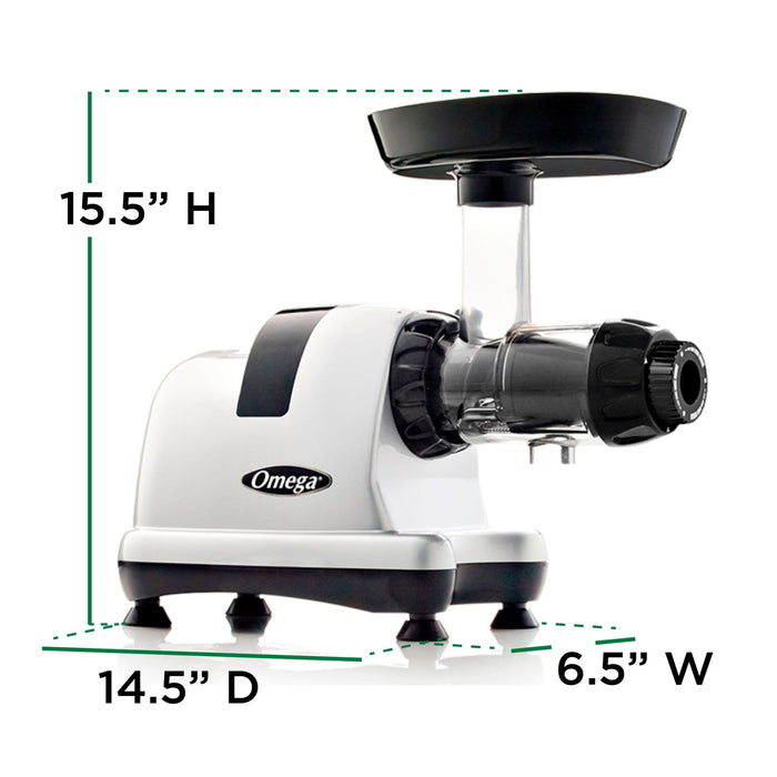 Omega J8006 80 RPM All - in - One Nutrition System Cold Press Juicer - CulinaryProfis