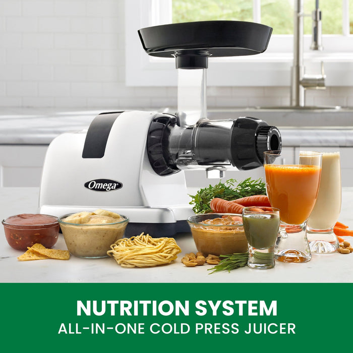 Omega J8006 80 RPM All - in - One Nutrition System Cold Press Juicer - CulinaryProfis