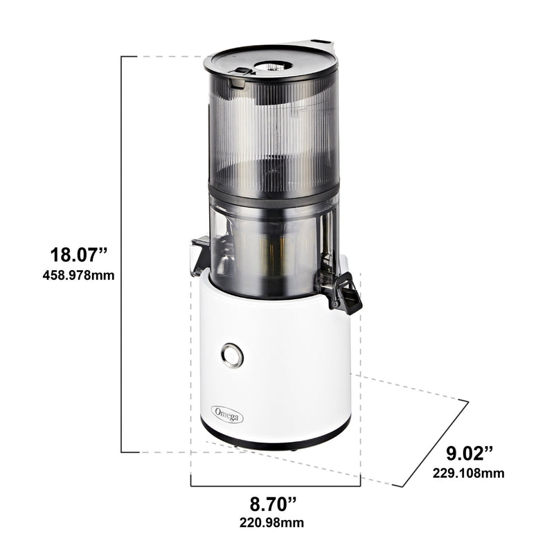 Omega JC2022 150W Effortless™ Batch Juicer - 68oz Mega Hopper - CulinaryProfis
