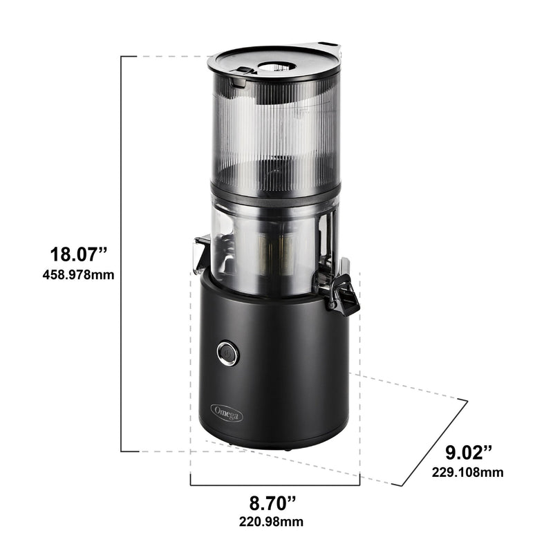 Omega JC2022 150W Effortless™ Batch Juicer - 68oz Mega Hopper - CulinaryProfis