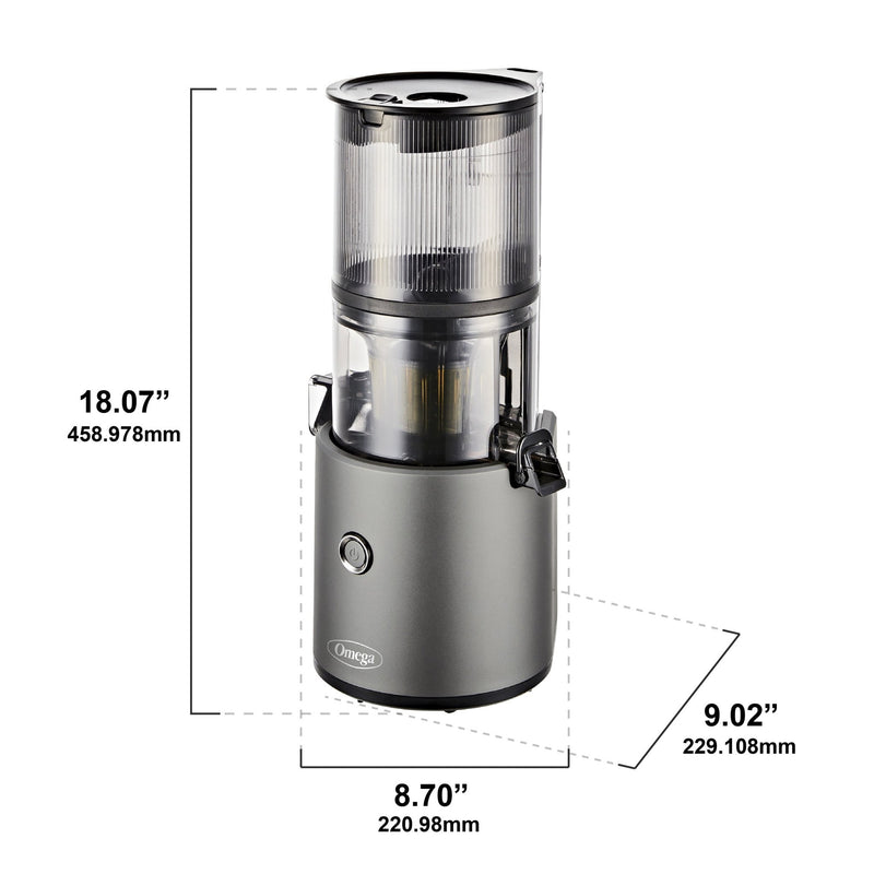 Omega JC2022 150W Effortless™ Batch Juicer - 68oz Mega Hopper - CulinaryProfis