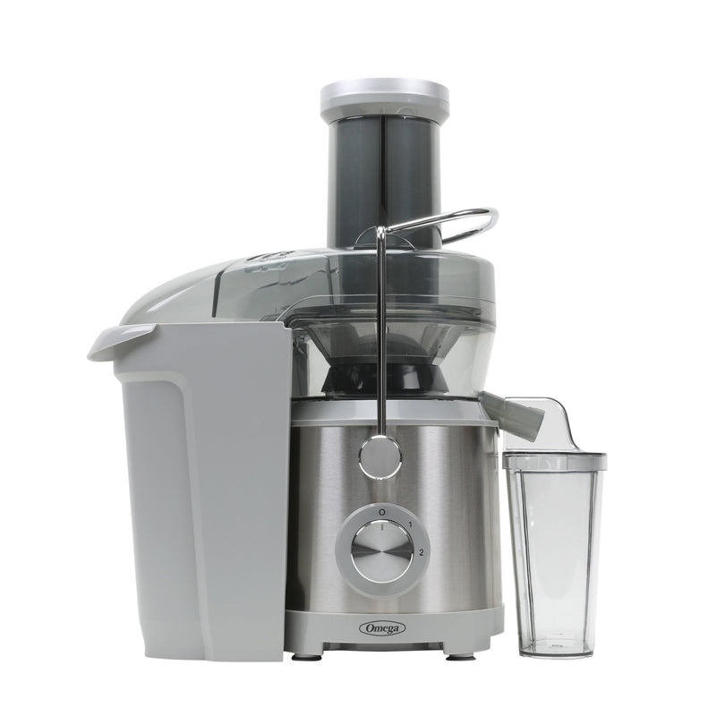 Omega OMJCHSXLCSV13 1000W High Speed Juicer - 3.3 - Inch Extra Large Chute Silver - CulinaryProfis
