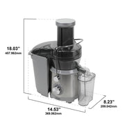 Omega OMJCHSXLCSV13 1000W High Speed Juicer - 3.3 - Inch Extra Large Chute Silver - CulinaryProfis