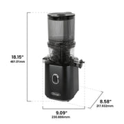 Omega OMJCSMVBBK13 150W Time Saving Cold Press Batch Juicer - Vertical Slow Masticating Juicer - CulinaryProfis