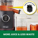 Omega OMSMBTBK13 180W Ultimate Performance Batch Juicer - IntelliDial Cold Press Smart Juicer - CulinaryProfis