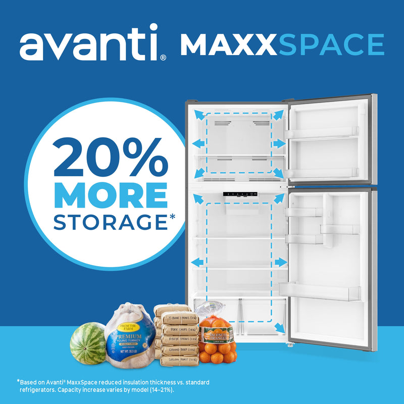 Avanti MaxxSpace Garage-Ready 21 cu. ft. Refrigerator Avanti Products, LLC