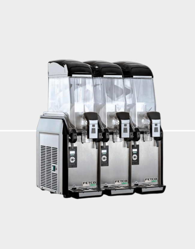 PEL0301 Triple 3.2 Gallon Frozen Beverage Machine – FETCO by ELMECO - CulinaryProfis