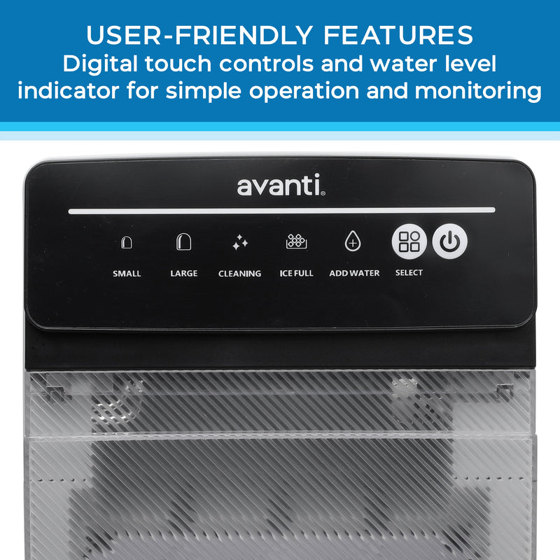 Avanti Speedy Ice Countertop Bullet Ice Maker Avanti Products, LLC