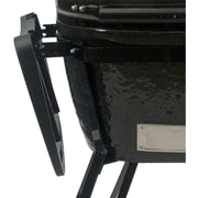 Primo All - In - One Oval Junior 200 Ceramic Kamado Grill With Cart - PGCJRC - CulinaryProfis