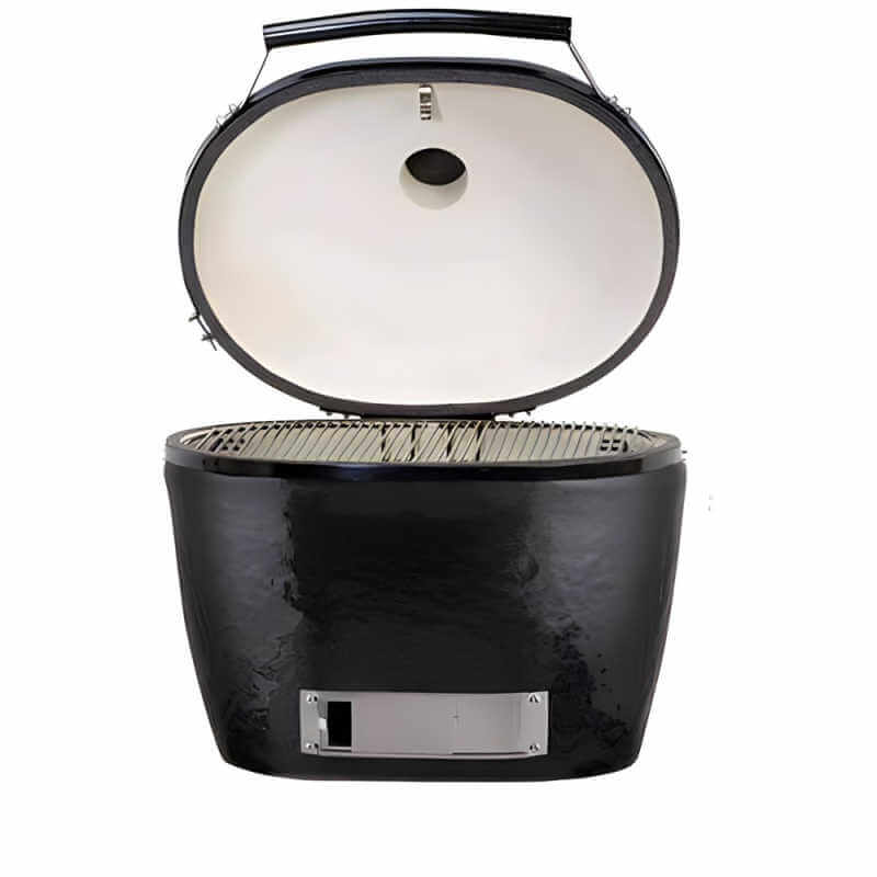 Primo All - In - One Oval XL 400 Ceramic Kamado Grill With Cradle Cart - PGCXLC - CulinaryProfis