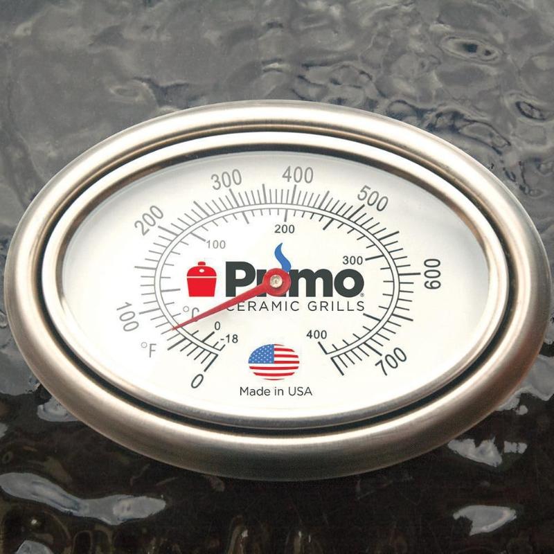 Primo All - In - One Oval XL 400 Ceramic Kamado Grill With Cradle Cart - PGCXLC - CulinaryProfis