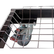 Primo Oval Junior 200 Ceramic Kamado Grill On Cart With Side Tables - PGCJRH - CulinaryProfis