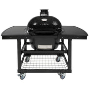 Primo Oval Large 300 Ceramic Kamado Grill On Cart With Side Shelves - PGCLGH - CulinaryProfis