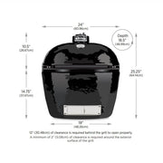 Primo Oval Large 300 Ceramic Kamado Grill - PGCLGH - CulinaryProfis