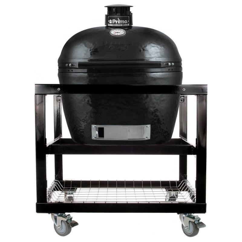 Primo Oval XL 400 Ceramic Kamado Grill On Cart Base - PGCXLH - CulinaryProfis