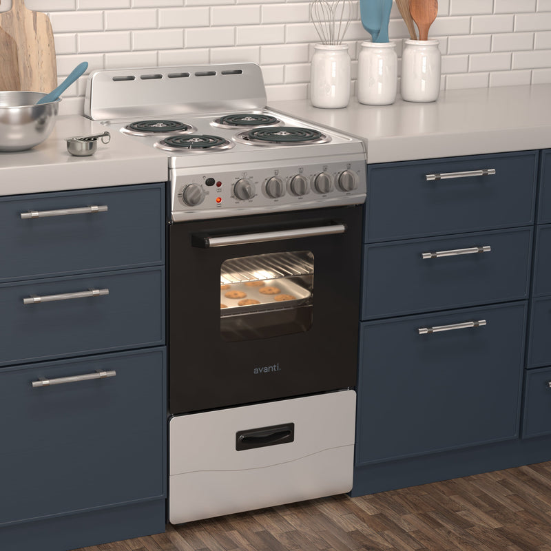 Avanti 20" Electric Range Oven with Framed Glass Door Avanti Products, LLC