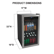 Vinotemp Beverage Center, 108 Can Capacity Vinotemp