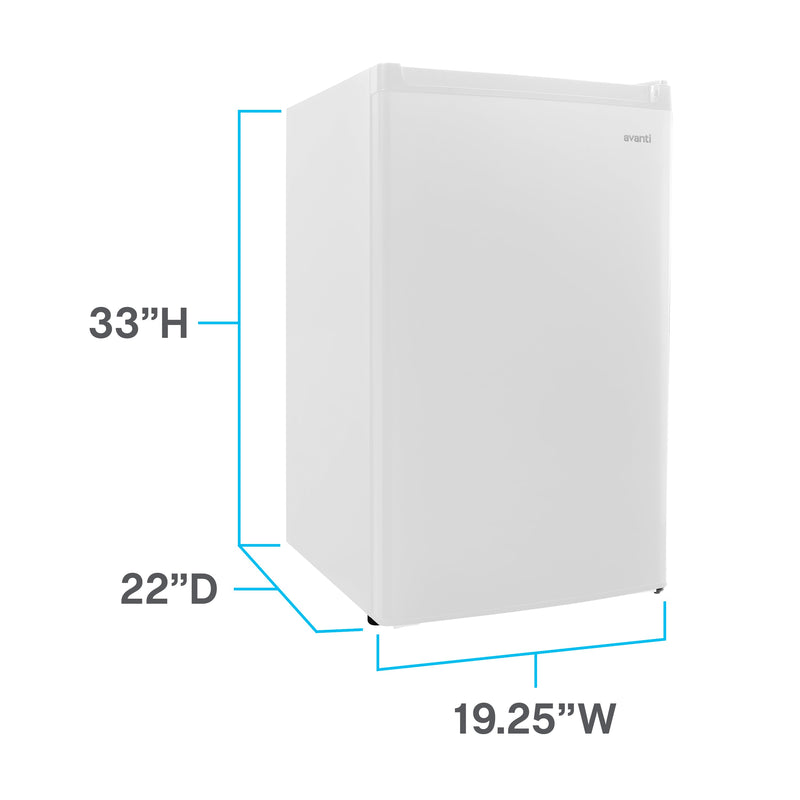 Avanti 4.4 cu. ft. Compact Refrigerator Avanti Products, LLC