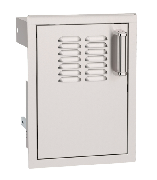 Fire Magic Flush Single Door Tank Drawer and Louvers