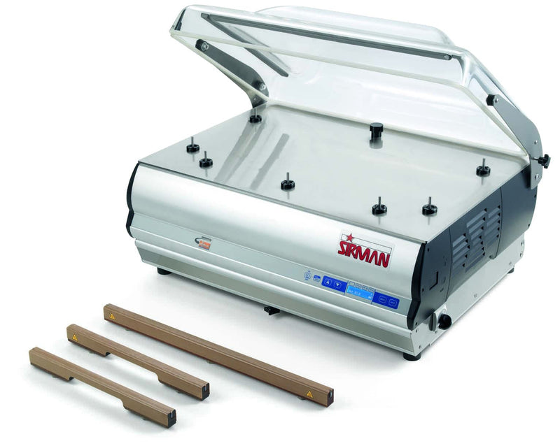 Sirman 337029F3503DX7 W8 70 DX TB Vacuum Pack Machine 3 Seal Bars - CulinaryProfis