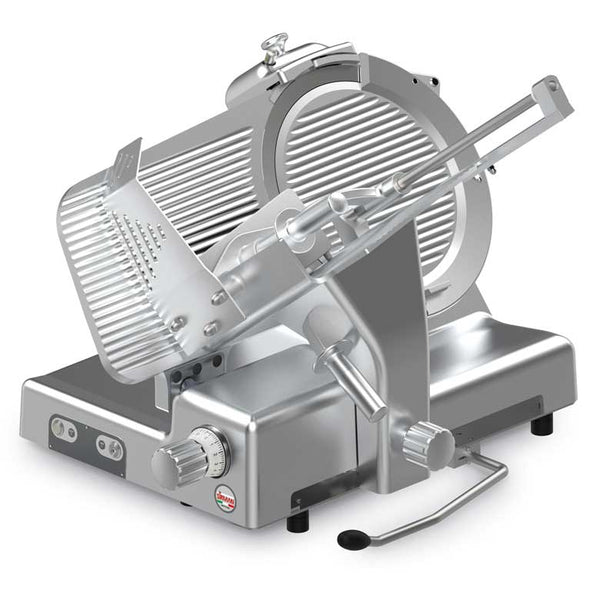 Sirman GALILEO 350 EVO TOP 14" Heavy - Duty Deli Slicer 0.55 HP Aluminum Knobs 16354028SNA - CulinaryProfis