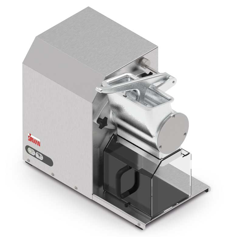 Sirman GFX HP 2 Heavy - Duty Hard Cheese Grater - 2 HP 4 lbs/min Removable Hopper 220V - Model 20251556F - CulinaryProfis