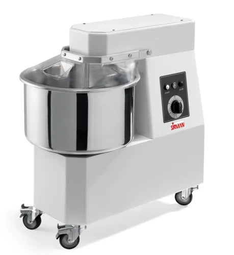 Sirman HERCULES 40 TA 2 HP Spiral Dough Mixer 43 Qt / 70 lbs Timer 40874566 - CulinaryProfis