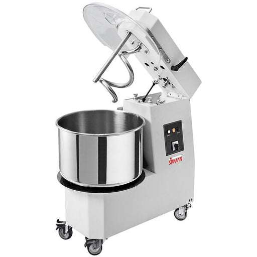 Sirman HERCULES 50 TA 2V 2 HP Two - Speed Spiral Dough Mixer 55 Qt / 88 lbs 40875866T - CulinaryProfis