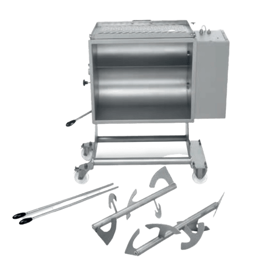Sirman IP 120 BA XP 3 HP Commercial Meat Mixer 260 lbs Capacity 40807106TF - CulinaryProfis
