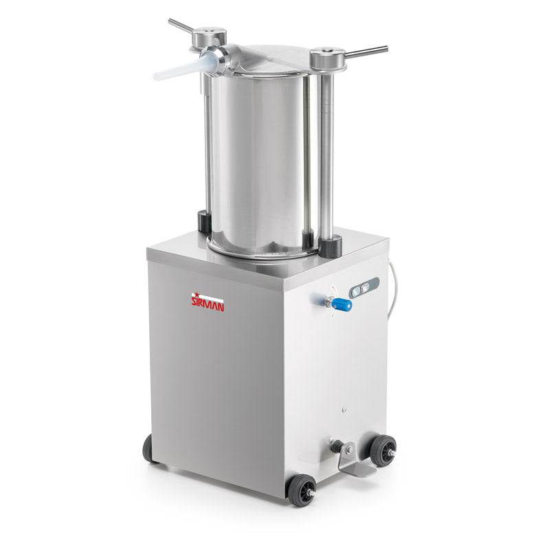 Sirman IS 35 IDRA 0.75 HP Hydraulic Sausage Stuffer 35L 220V 3 - Phase 40153506TNA - CulinaryProfis