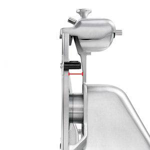 Sirman LEONARDO 370 EVO VCS TOP 15" Straight Feed Fresh Meat Slicer 0.5 HP 16377508SNA - CulinaryProfis