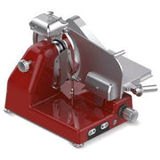 Sirman Mantegna 350 Commercial Meat Slicer 14" Straight Feed Cured Meat Red Finish - CulinaryProfis