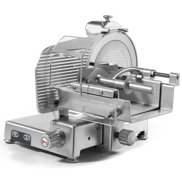 Sirman Mantegna 350 Commercial Meat Slicer 14" Straight Feed Fresh Meat 0.5 HP - CulinaryProfis