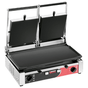 Sirman PD LL 10"x20" Double Panini Grill - Flat Top & Bottom with Timer - 3000W 220V Model 34A3441105SI - CulinaryProfis